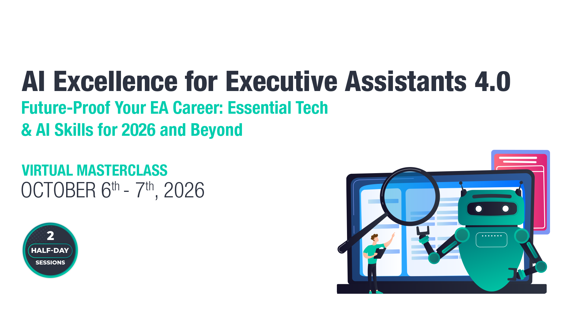AI Excellence for Executive Assistants Masterclass 4th edition