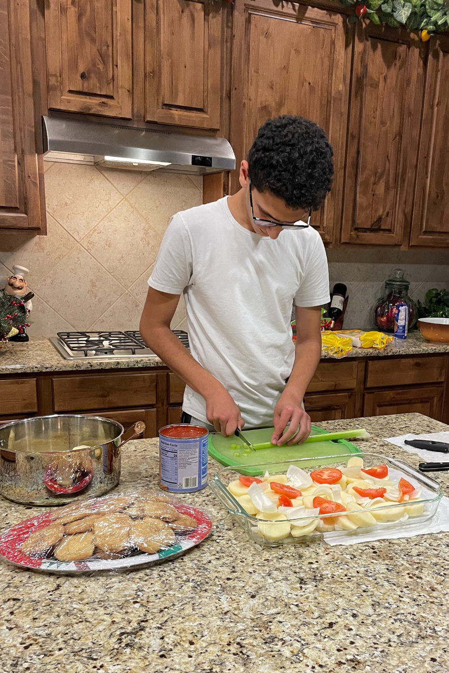 Potatoes Sinia by Ziad