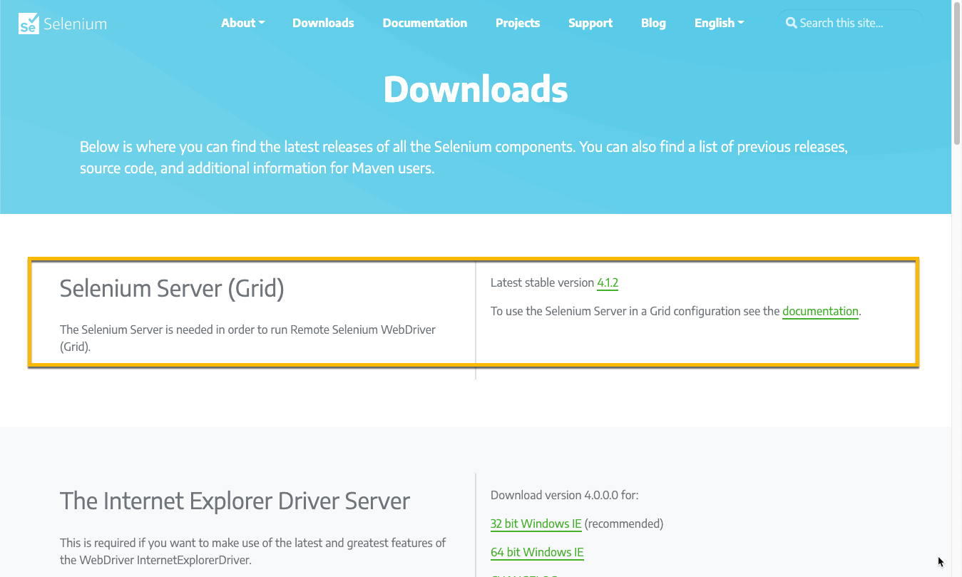 Selenium Grid Download