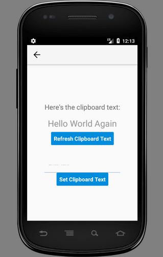 Clipboard Demo