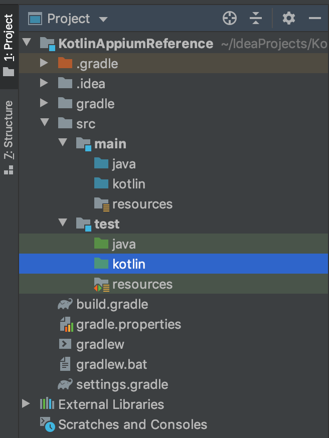 Kotlin file structure