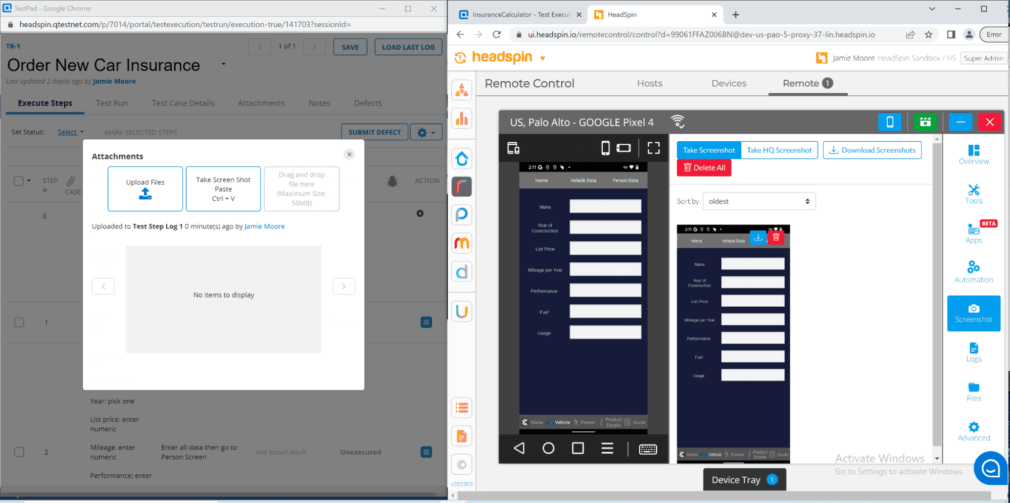 dashboard woth attachment panel