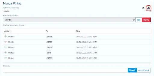 Pin Configuration History