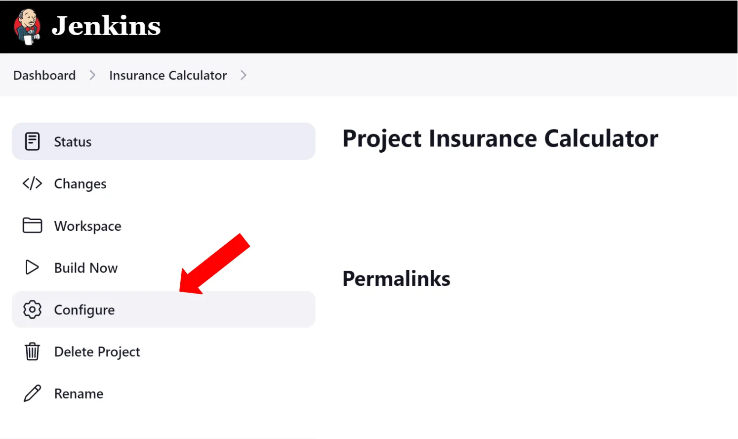 Jenkins - Configure