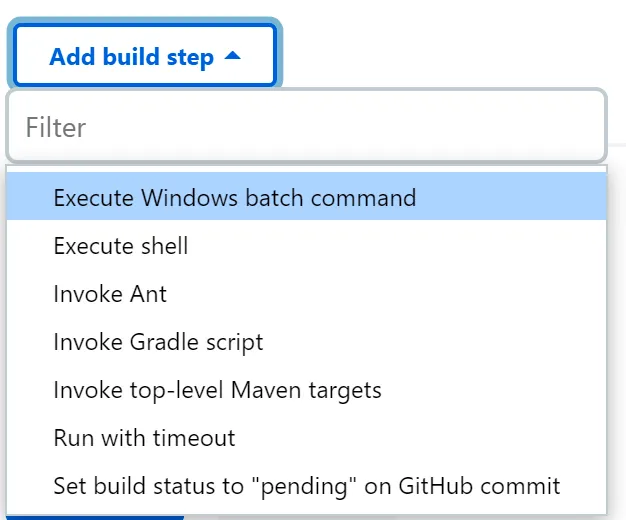 add build step