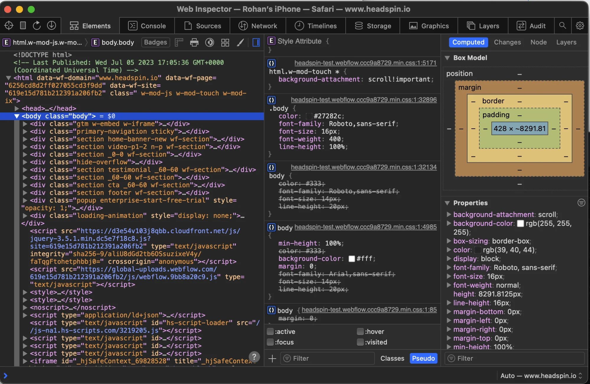 Web Inspector