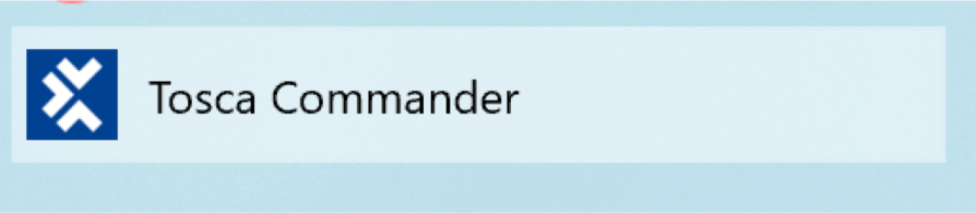 Tosca Commander