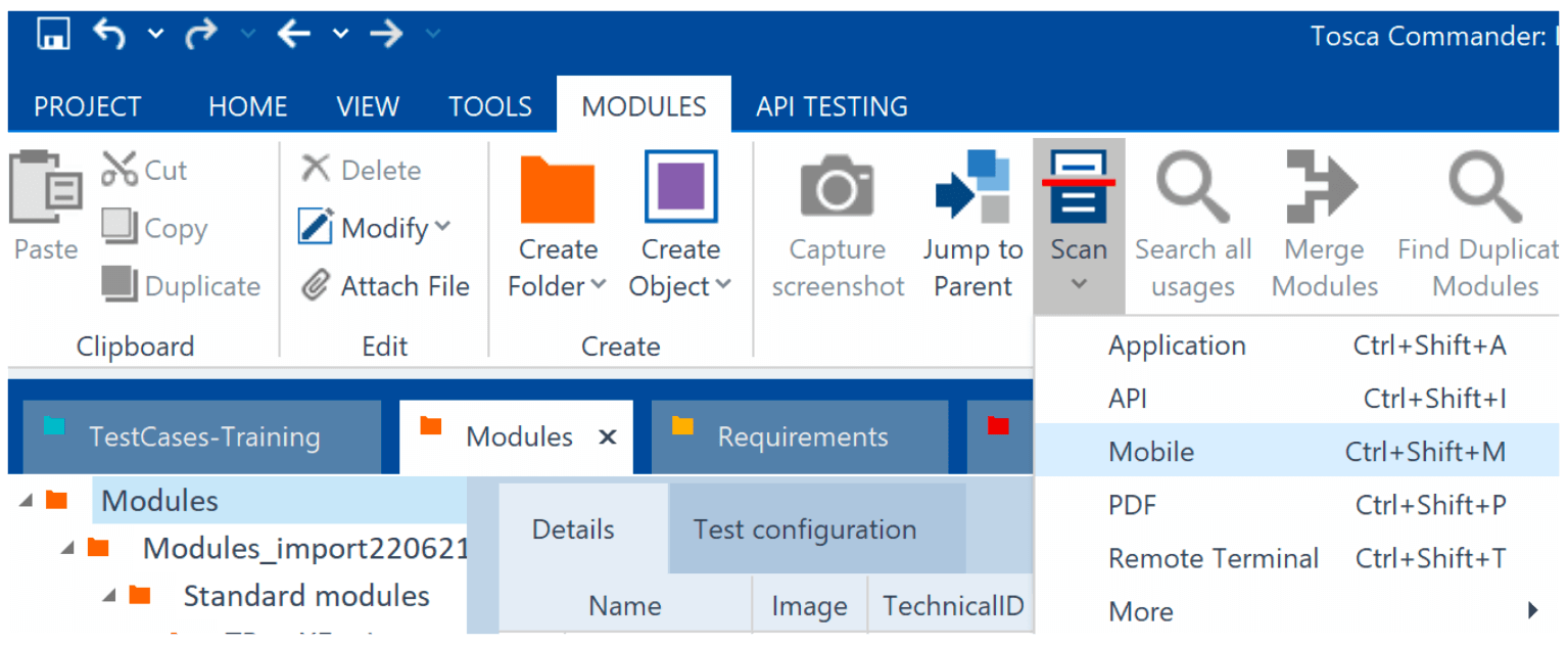 Create Recording on HeadSpin Device With Tosca
