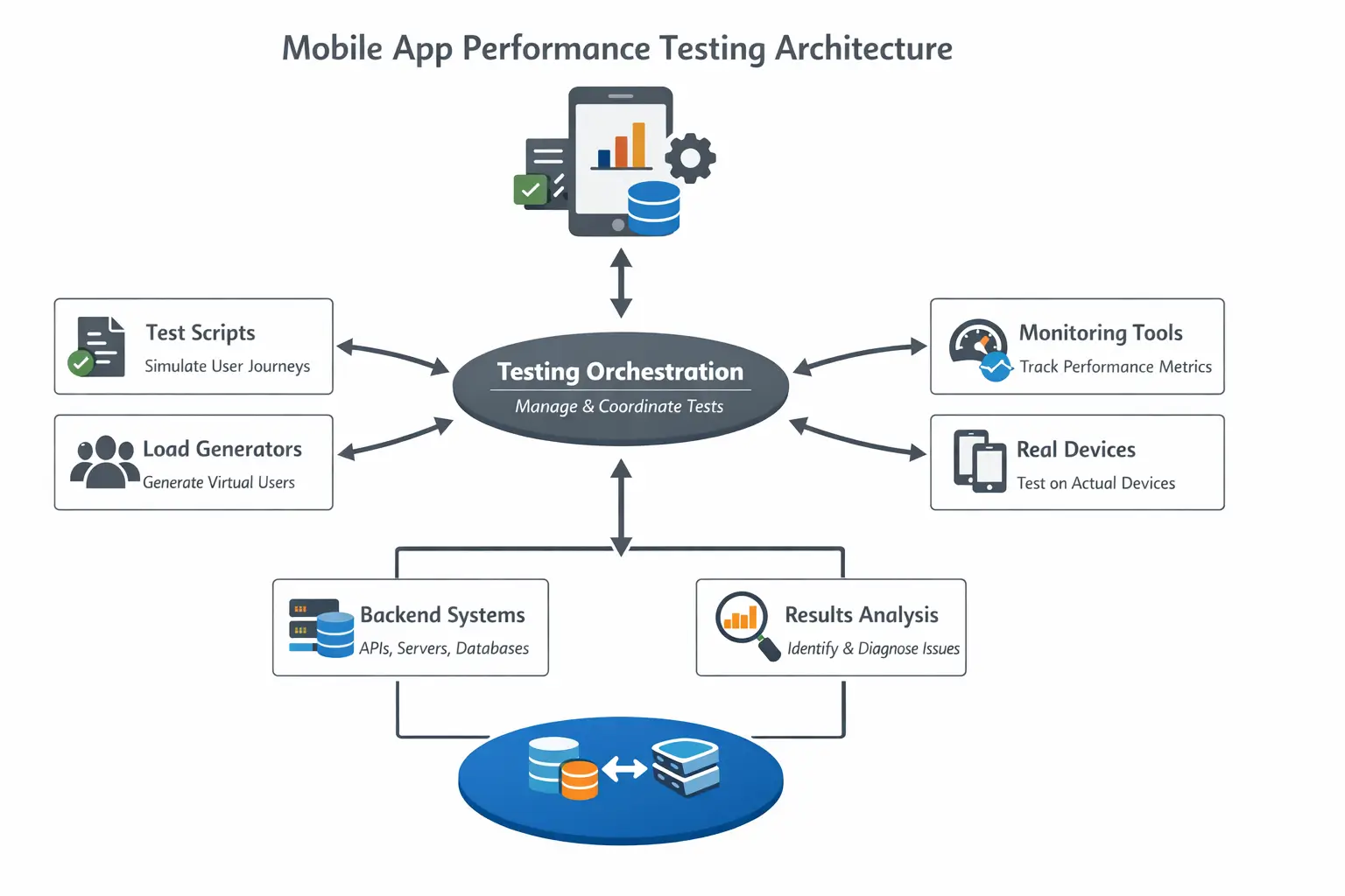 Mobile App Performance Testing Architecture