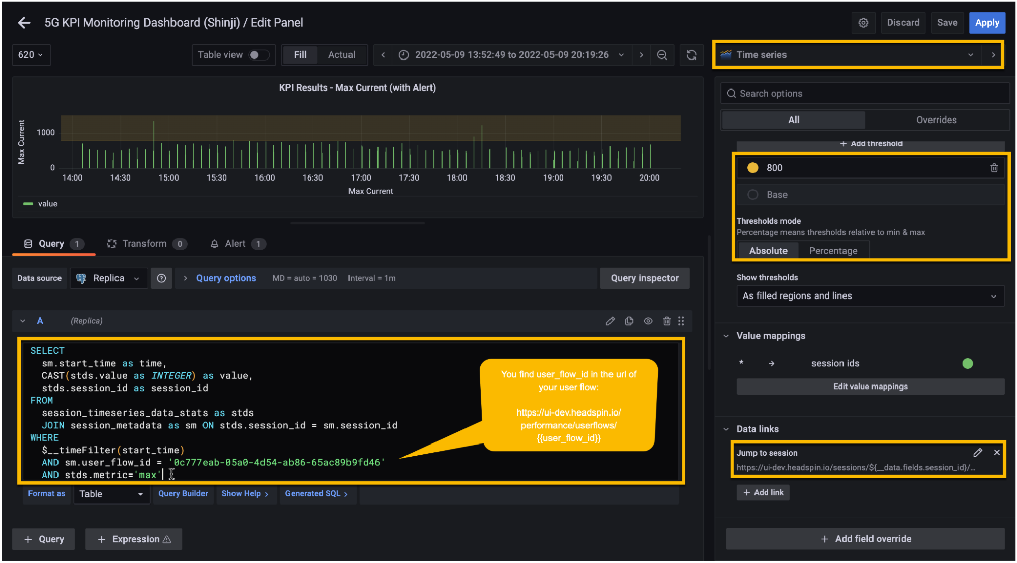 5G KPI Monitoring Dashboard