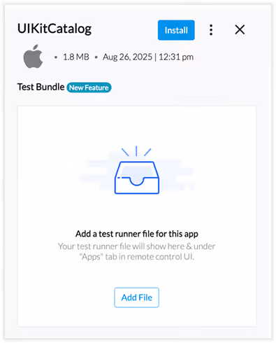 Add Your Test Runner