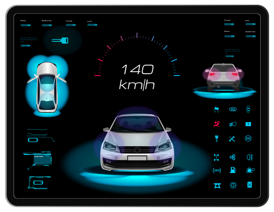 Test complete vehicle app journeys