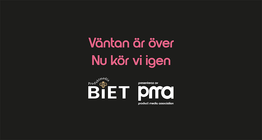 Populära ProduktmediaBiet tillbaka!