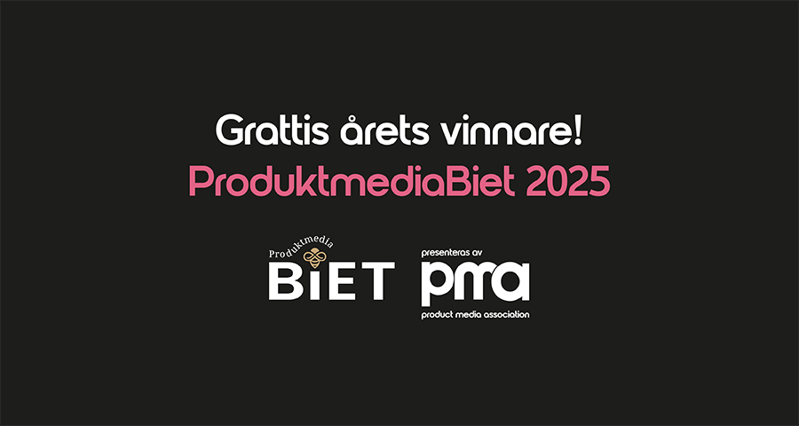 Vinnare av ProduktmediaBiet 2025!