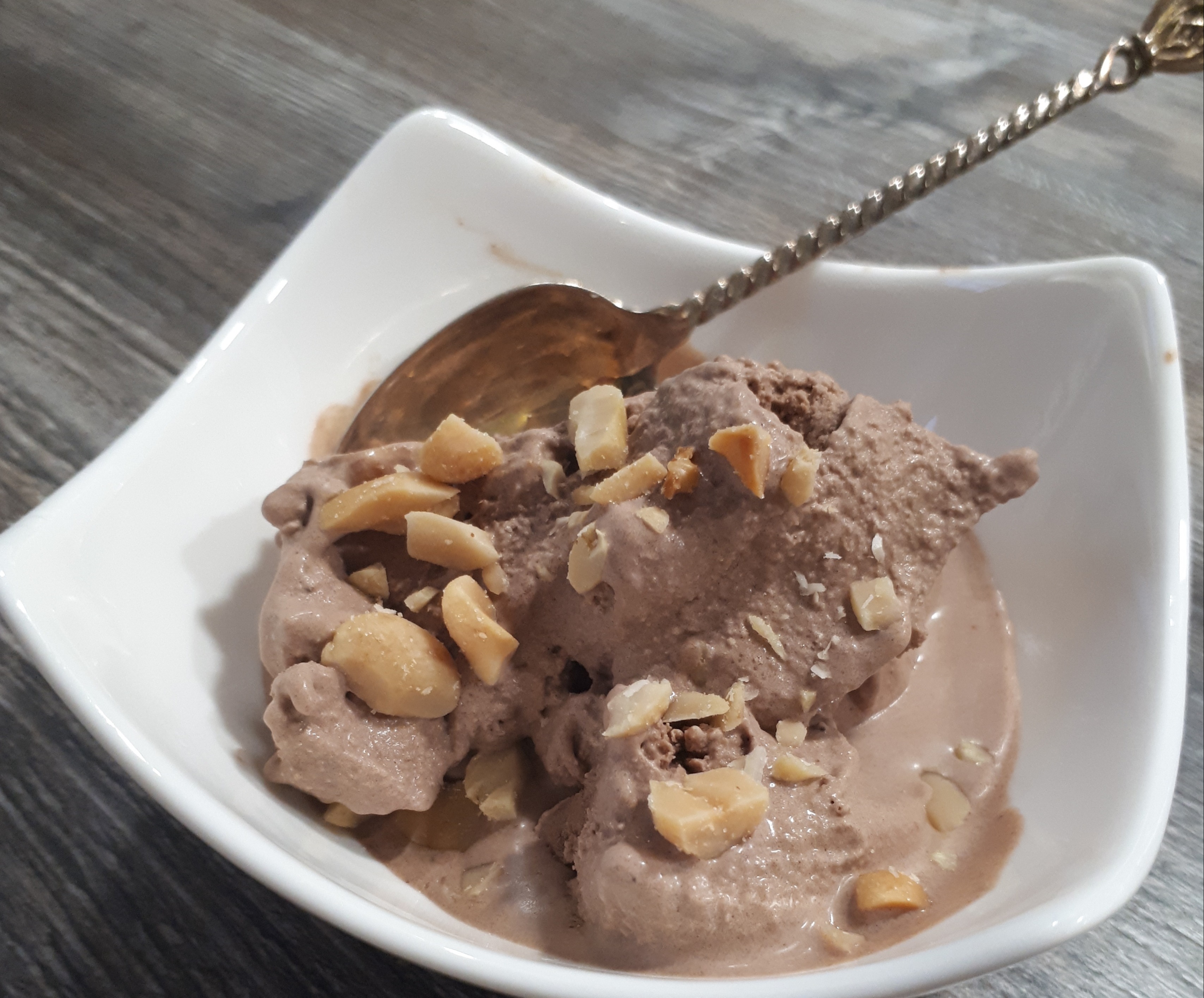 Salted peanuts ice cream - Keto Diet App