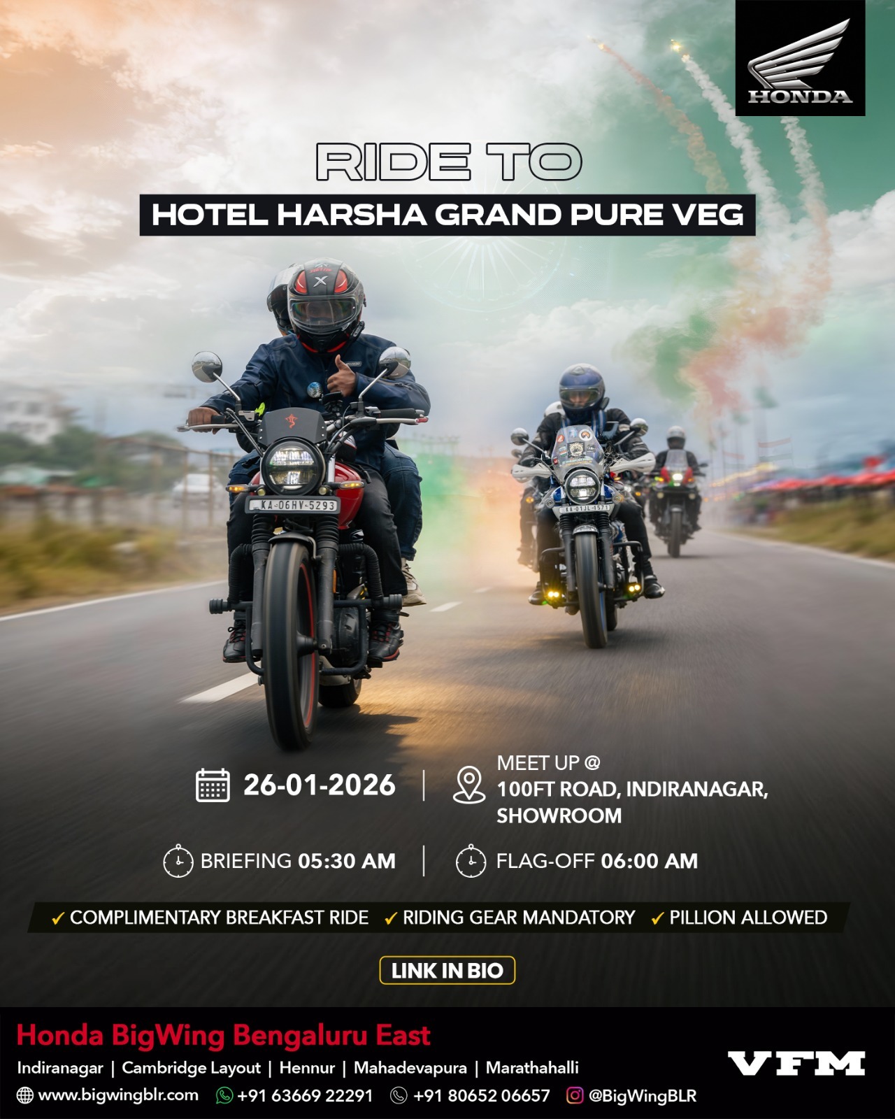 Republic Day Breakfast Ride