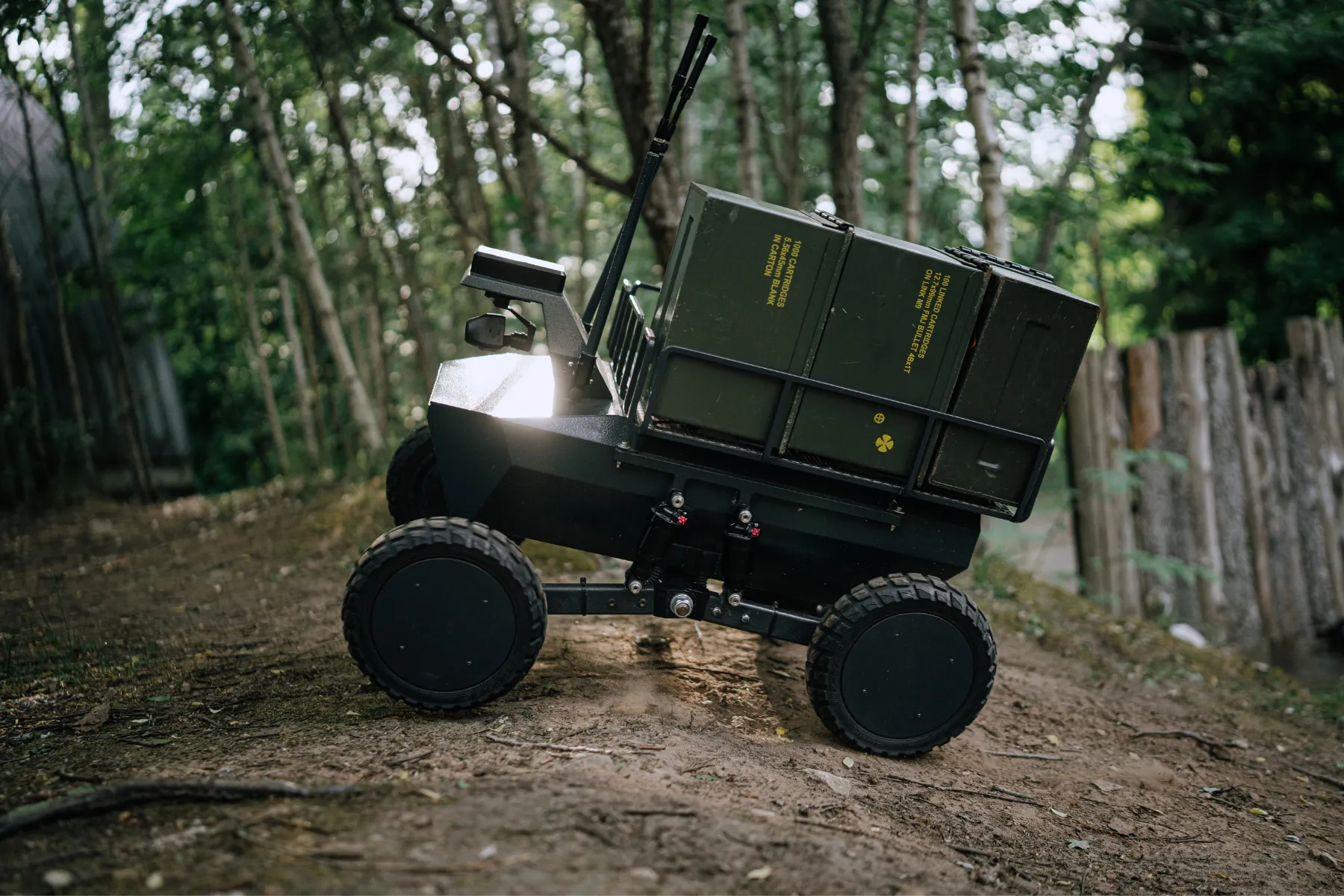 AtlasROVER on rough terrain