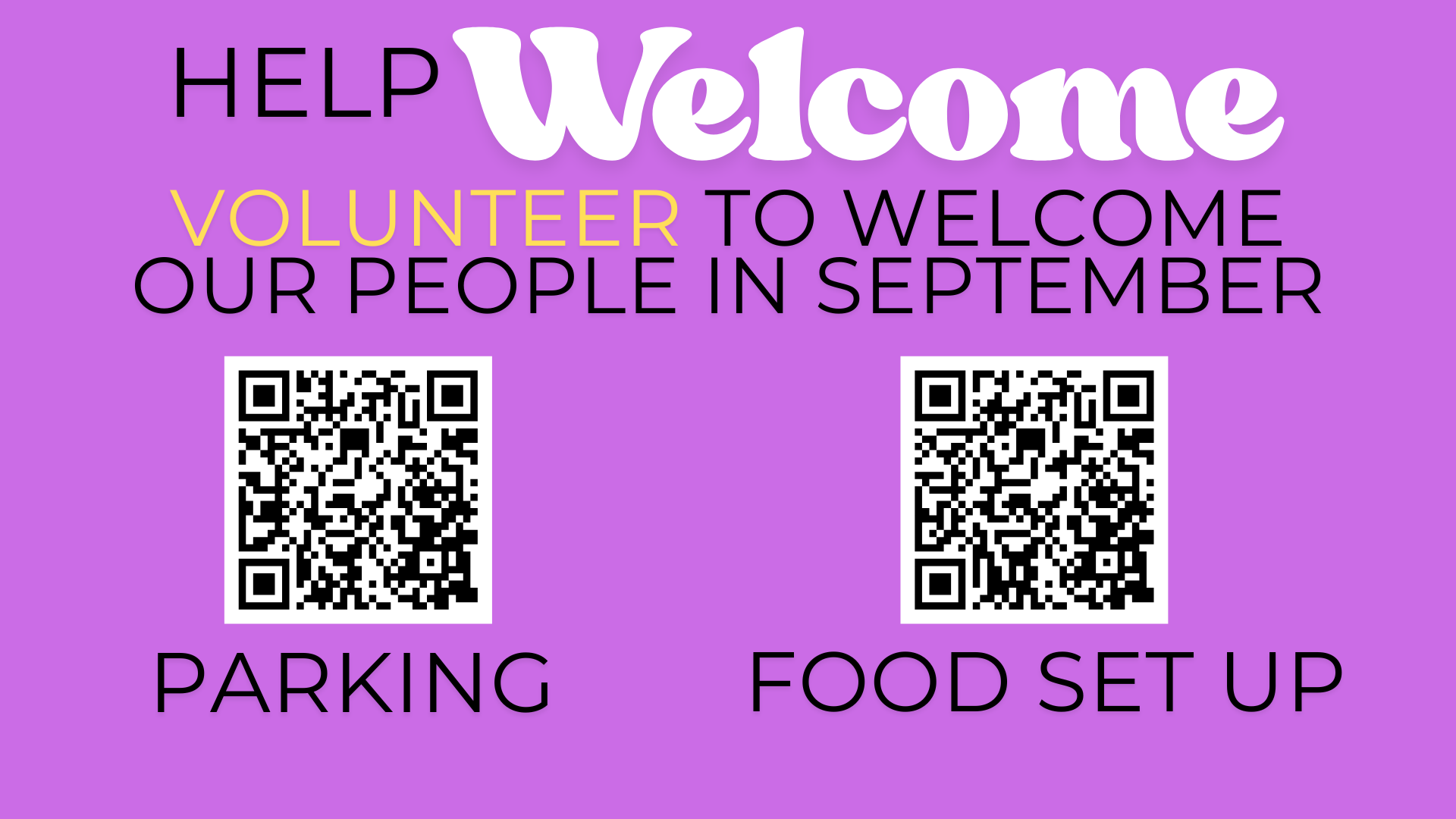 Take the Pledge to help Welcome people! 