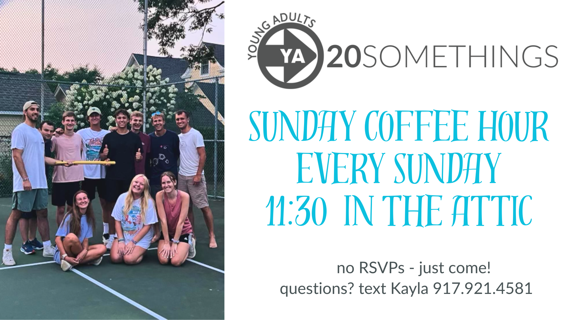 20 Somethings Coffee Hour
