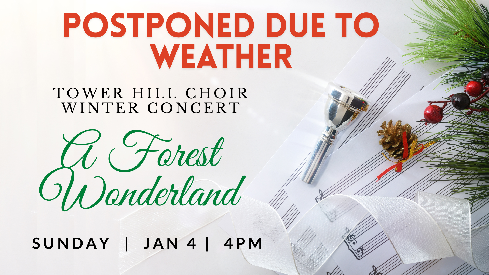 Winter Concert POSTPONED