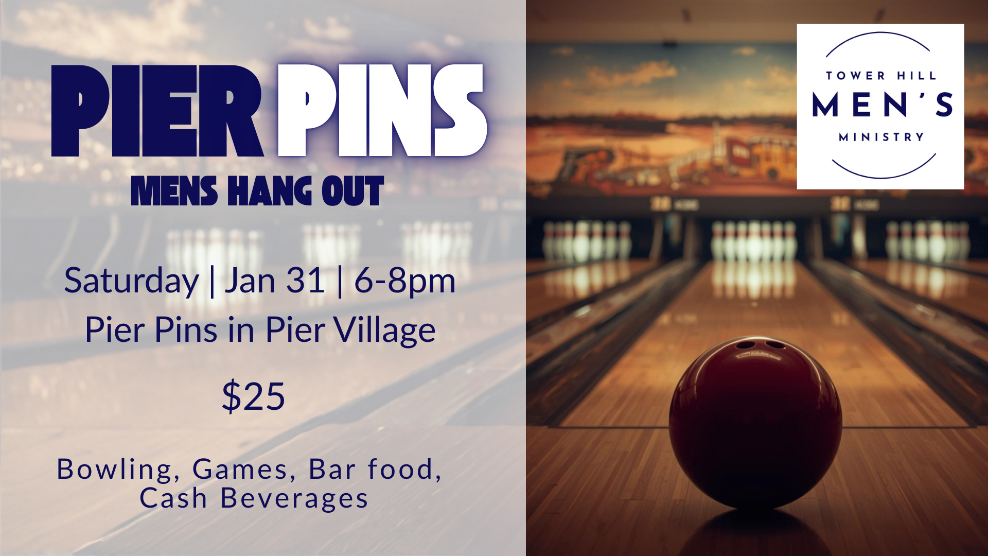 Pier Pins Mens Hang Out