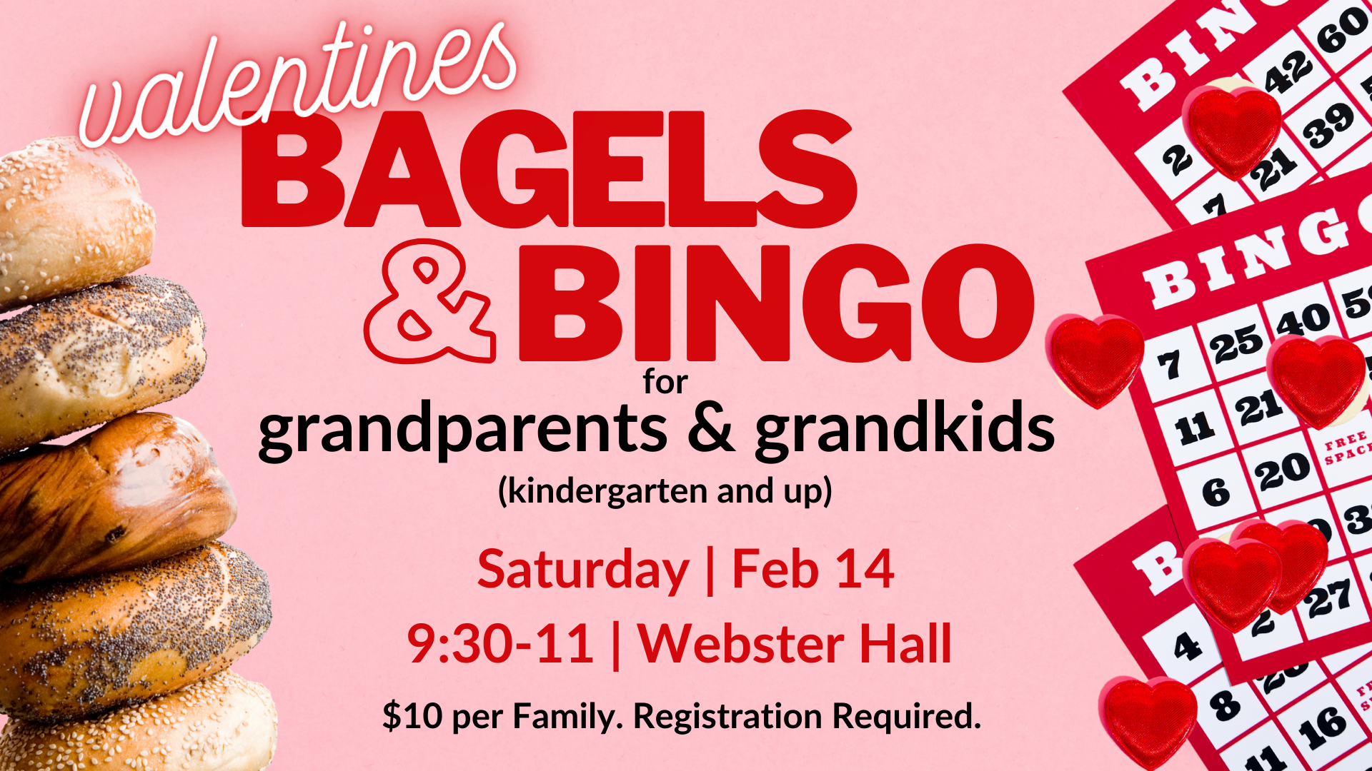 Valentines Bagels & Bingo