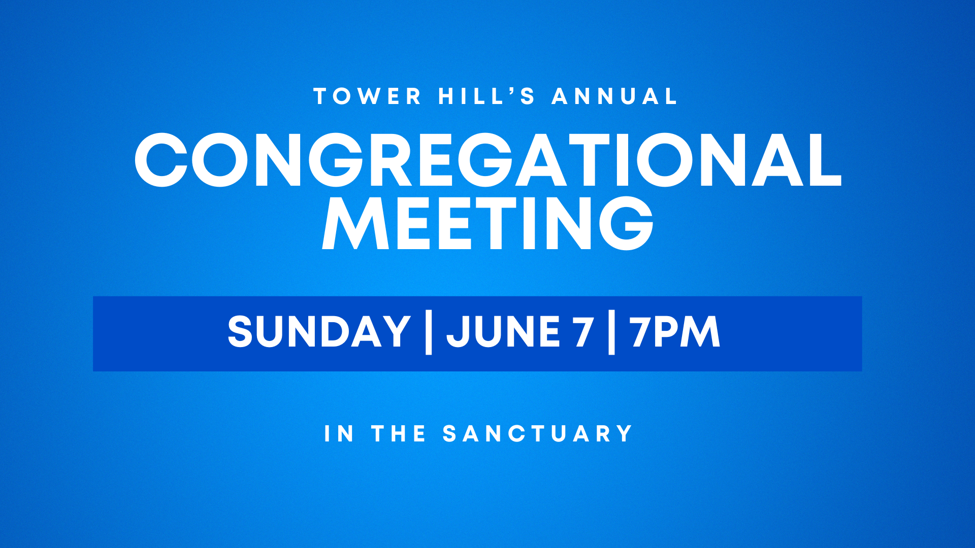 Congregational Meeting