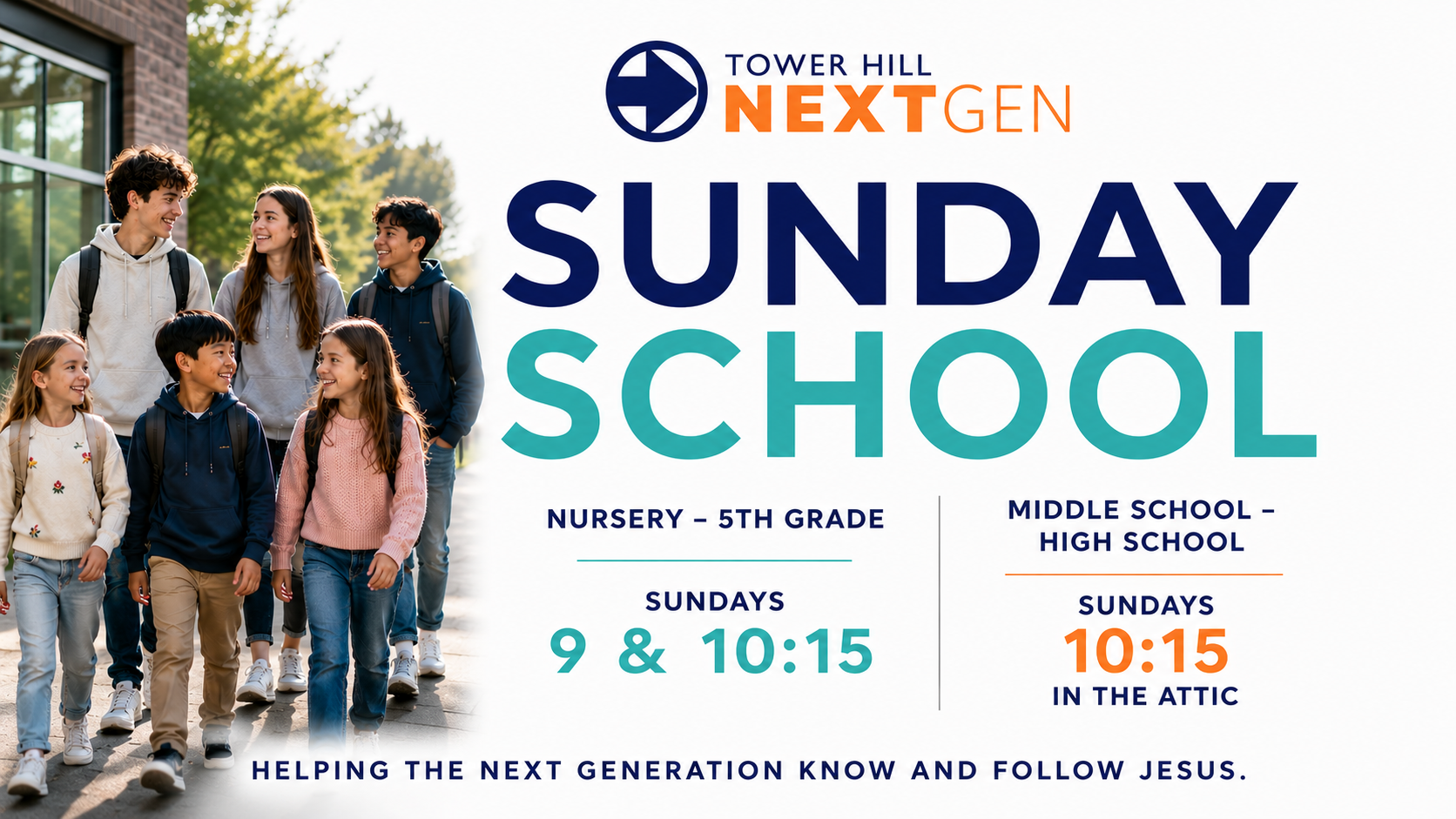 Sunday School for the 2026-2027 school year