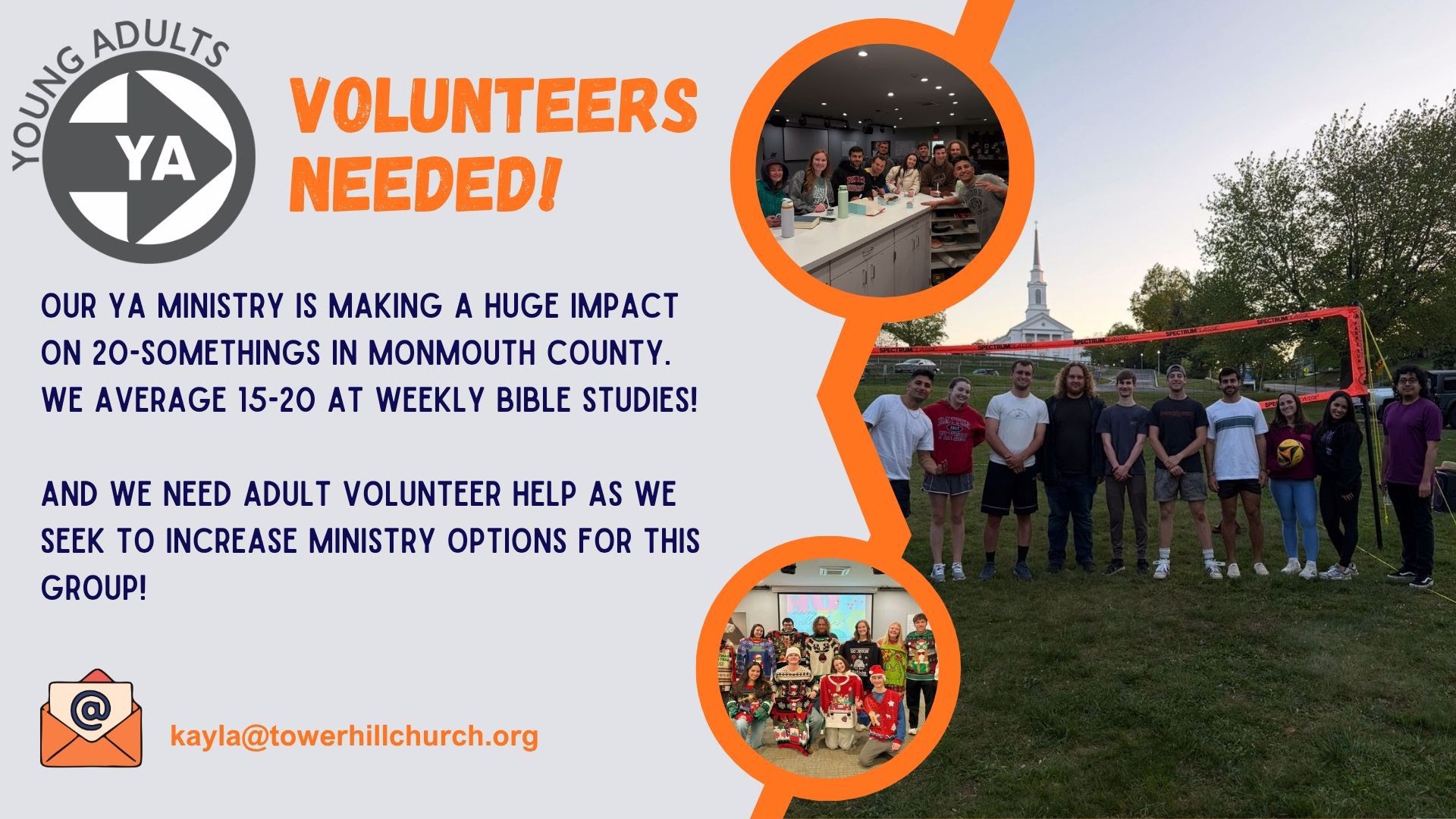 YA Volunteers Needed! 