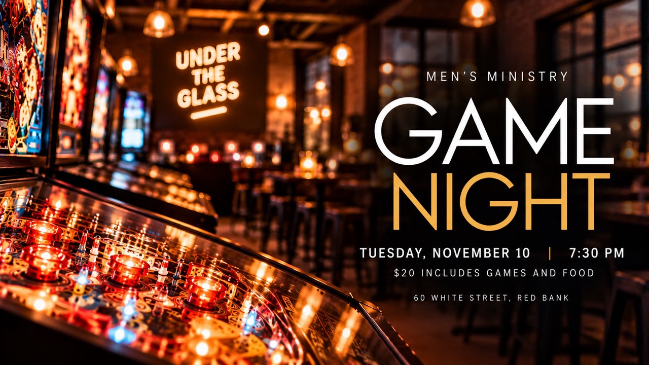 Men's Ministry Game Night at Under the Glass