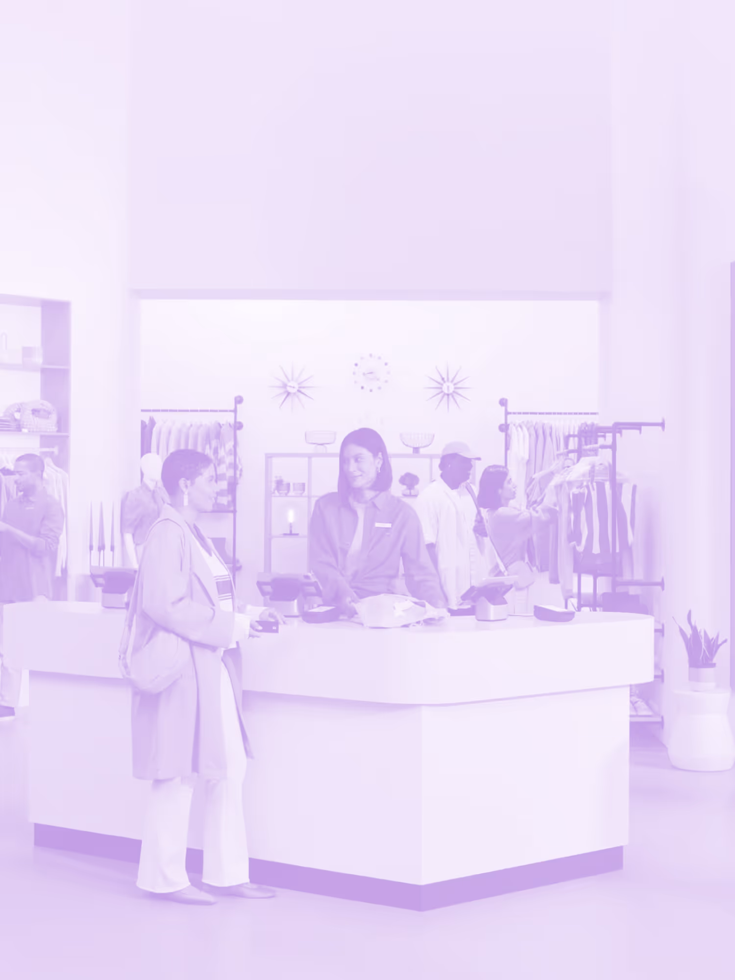 Ein Verkaufsraum mit Kassensystem von Shopify POS