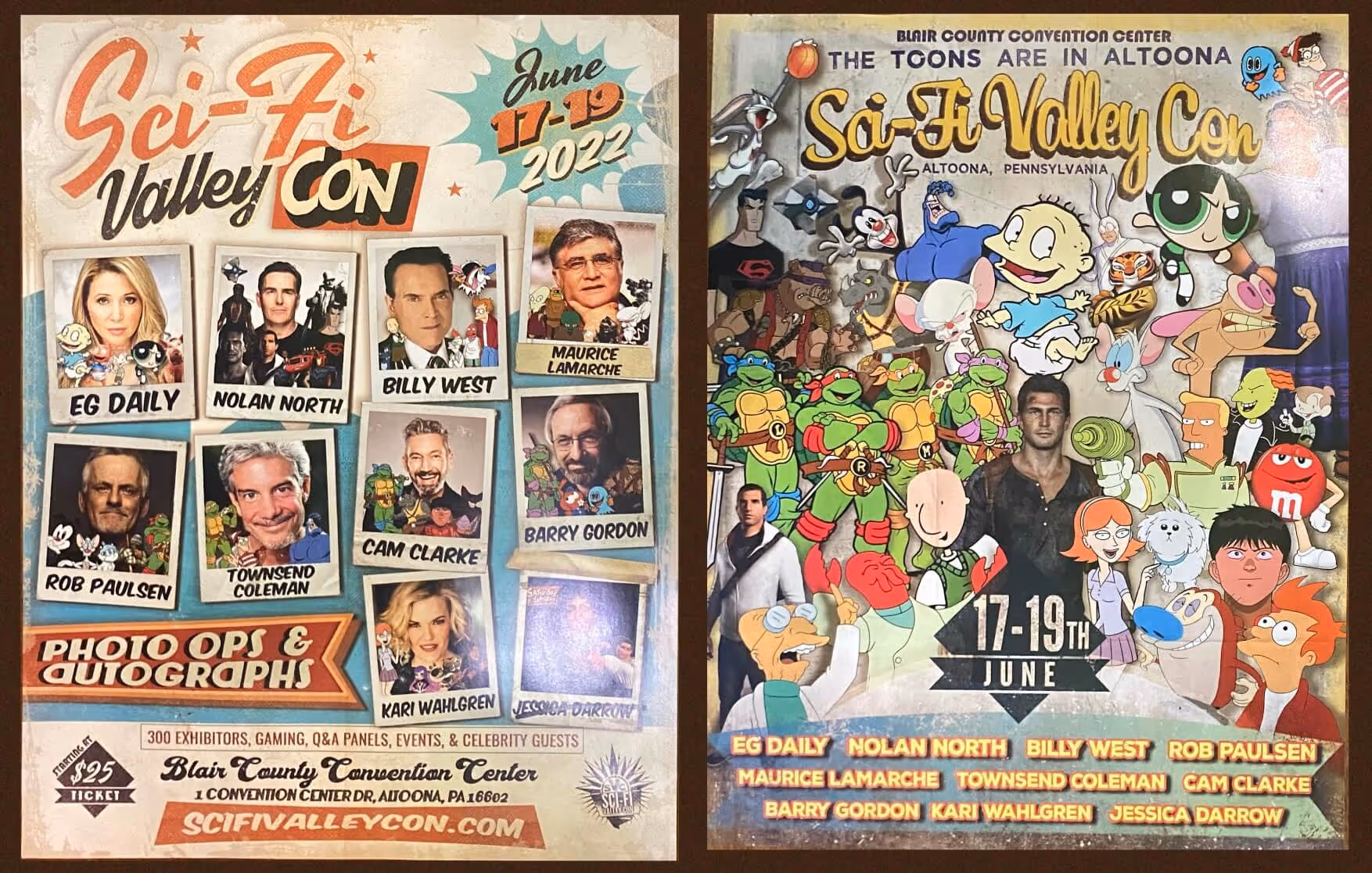 Sci-Fi Valley Con 2022 flyer