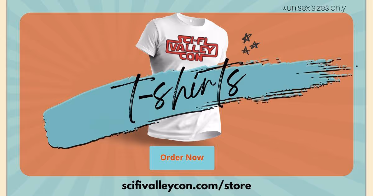 Sci-Fi Valley Con t-shirts