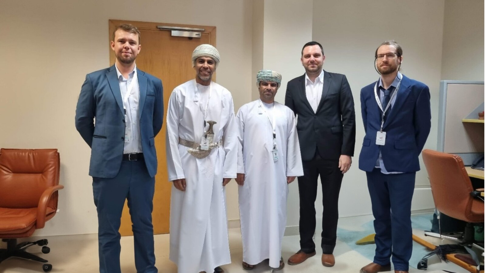 Yepic team with Oman election officials during the digital election programme