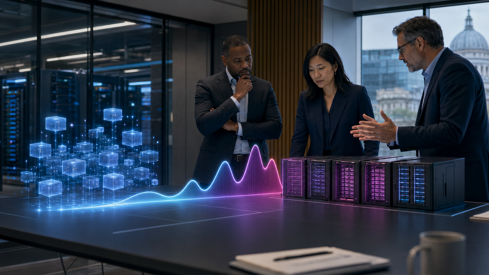 Technology and finance leaders comparing elastic cloud capacity with customer-owned GPU infrastructure