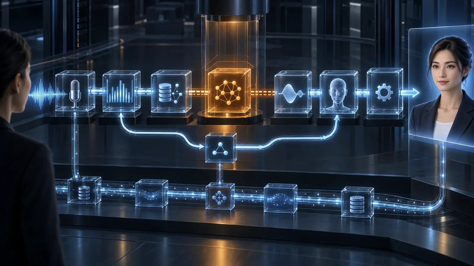 A private real-time AI avatar pipeline routes around a deliberately contained component fault while preserving a safe service and evidence path.