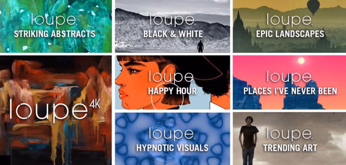 Loupe Art added to Samsung Smart TVs