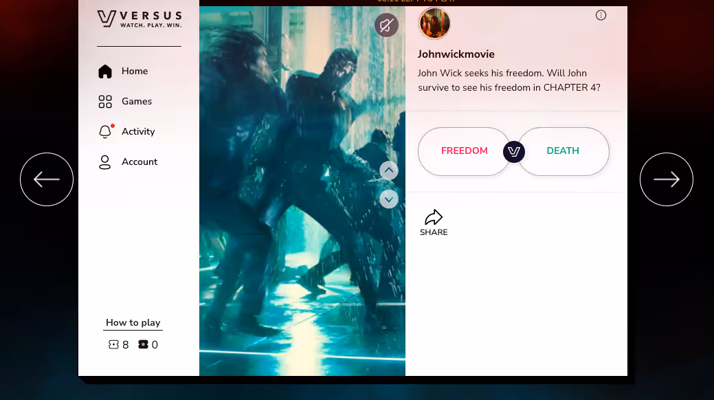 Versus Launches John Wick IV Games with Lionsgate Studios