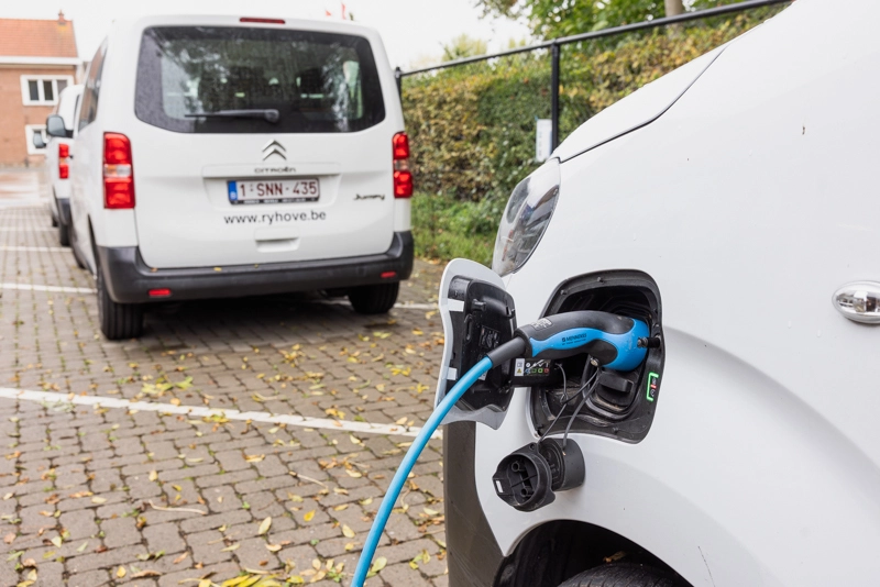 Elektrische auto's op Ryhove