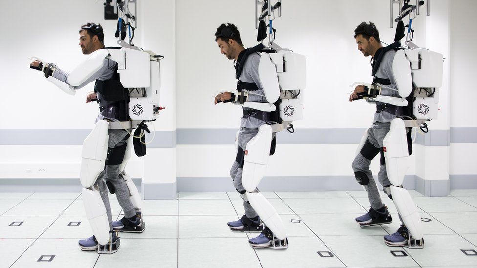 Paralyzed Man Walks | Mind Controlled Exoskeleton