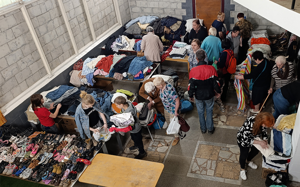 Anfahrtsplan neue LIO Hilfsgütersammelstelle ab Juni 2023