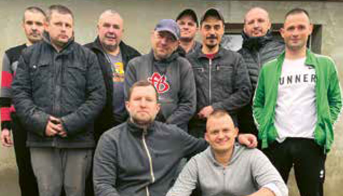 In Uman ein Team im Reha-Zentrum ausstiegswillige Frauen und Männer auf dem Weg aus der Sucht.