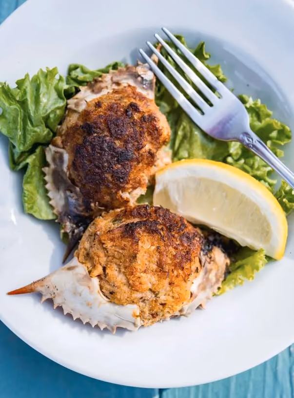 Daufuskie deviled crab