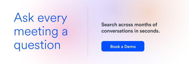 Ask every meeting a question — search across months of conversations in seconds with Otter.ai.