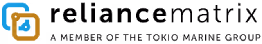 RelianceMatrix logo with tagline 'A member of the ToTheMarket Group'.