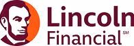 Lincoln Financial company logo featuring Abraham Lincoln's stylized portrait and text.
