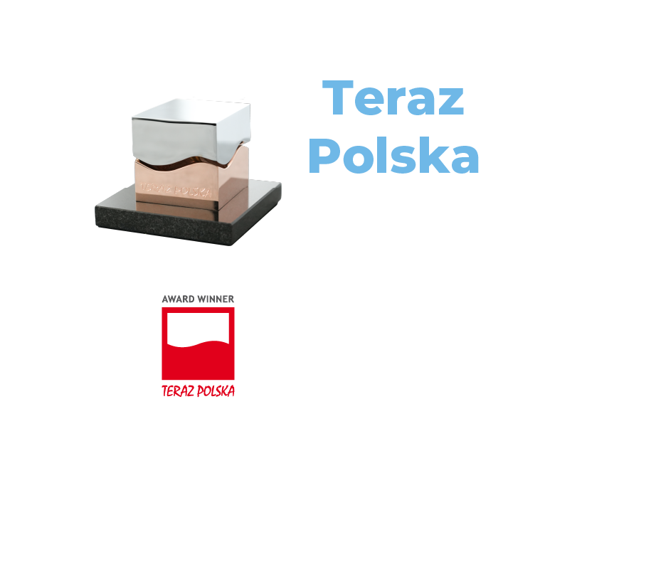Teraz Polska emblem — Best Products award for StreamVX vxApps