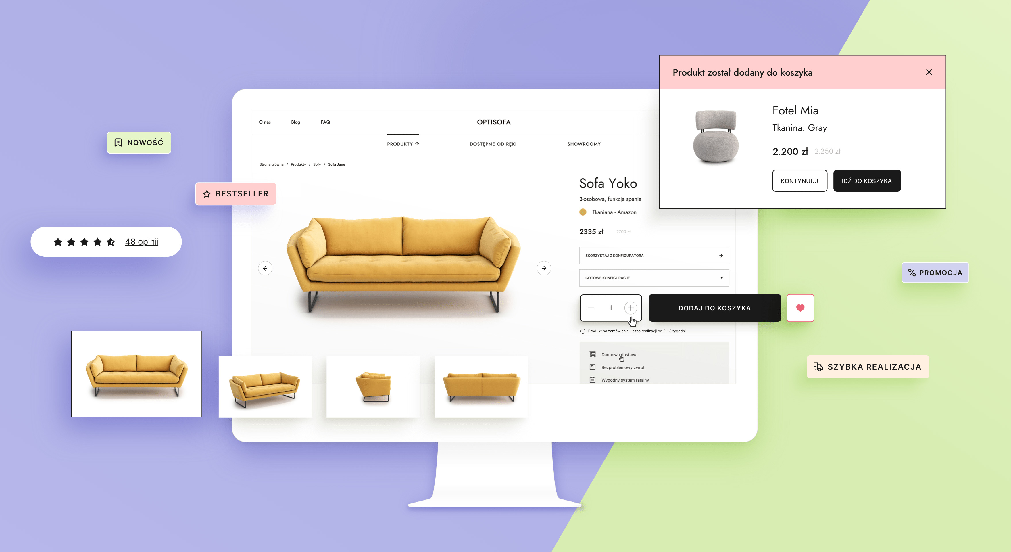 Optisofa na Shopify
