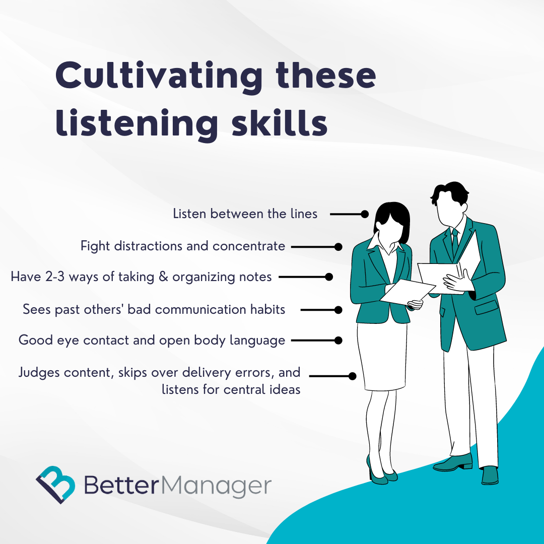 List of skills to strengthen listening