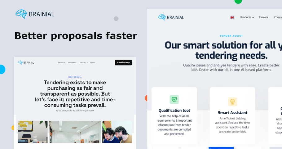 Brainial.com | AI for tender management & proposal writing